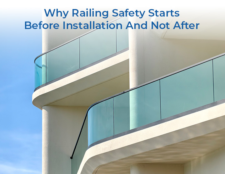 railing safety before installation